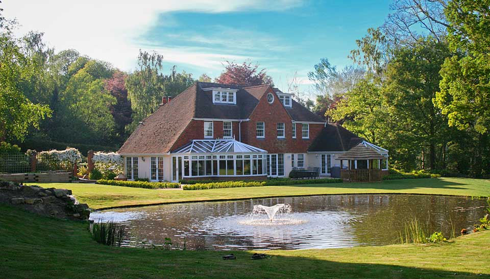 Waterlands Productions build, restore and repair lakes, ponds and water features in Sussex, Kent, Surrey, Hampshire, Essex & nationwide: Project at Highpoint, Kent